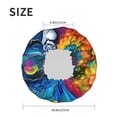 thumbnail image 4 of KLL Colorful Parrot Jungle Dream Pattern Shower Cap & Bath Cap for Women,Reversible Oversized Waterproof Shower Caps for all Hair Lengths,Elastic Reusable Bathing Hair Cap, 4 of 6