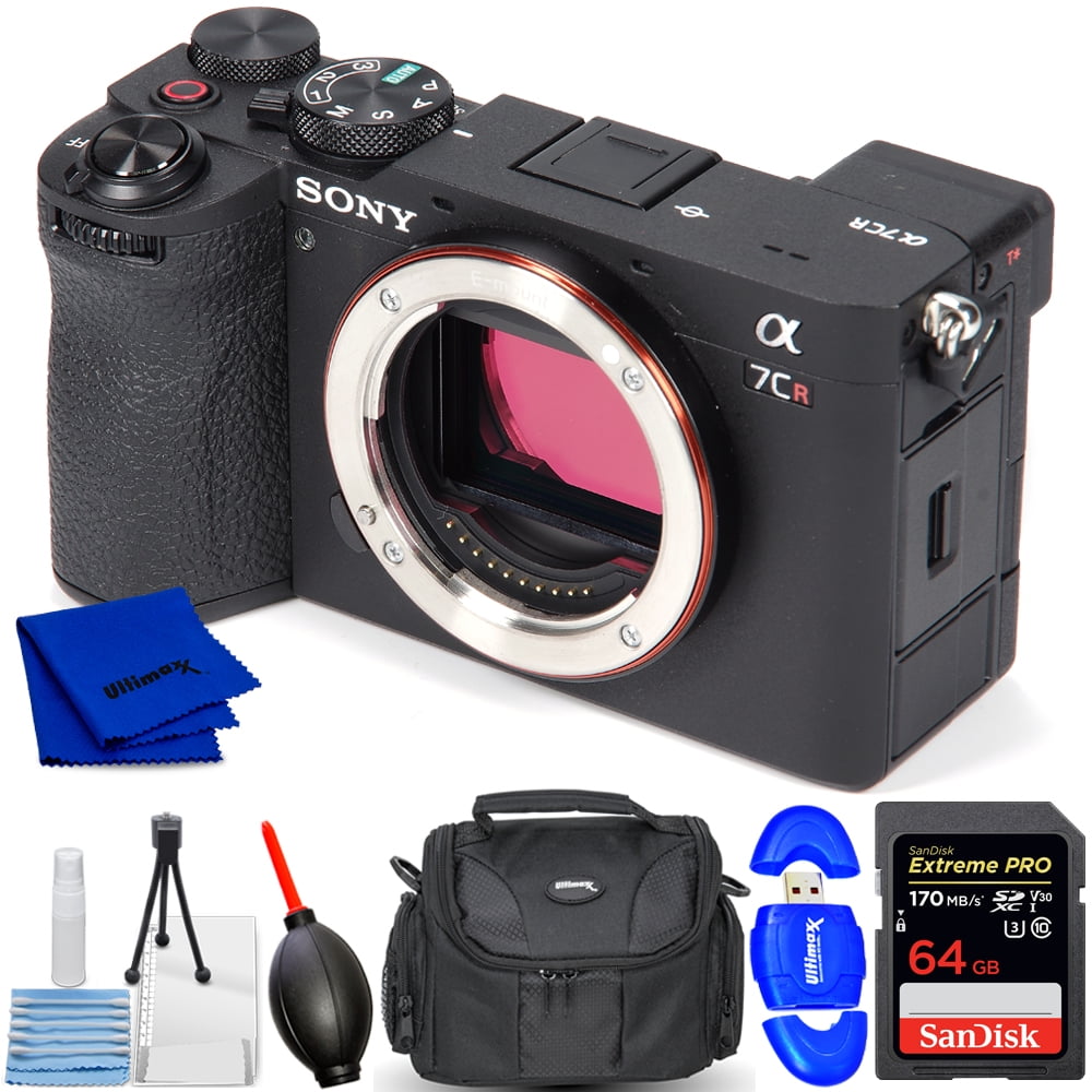 Sony Alpha a7CR Video Digital Mirrorless Camera (Black Sony Alpha a7CR Video Digital Mirrorless Camera (Black