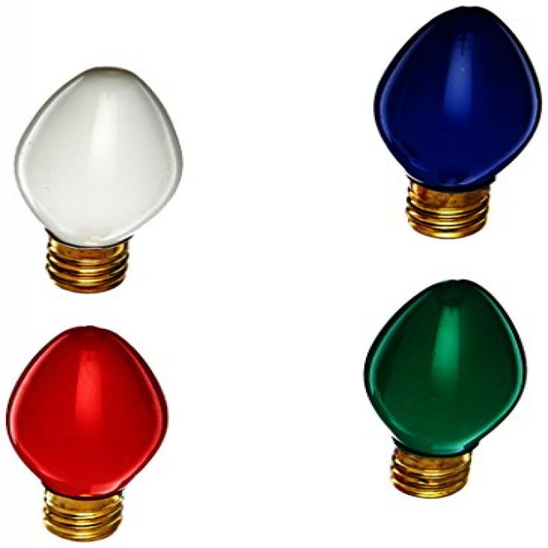 NOMA/INLITENIMPORT Christmas Lights Replacement Bulb, C7, MultiColor