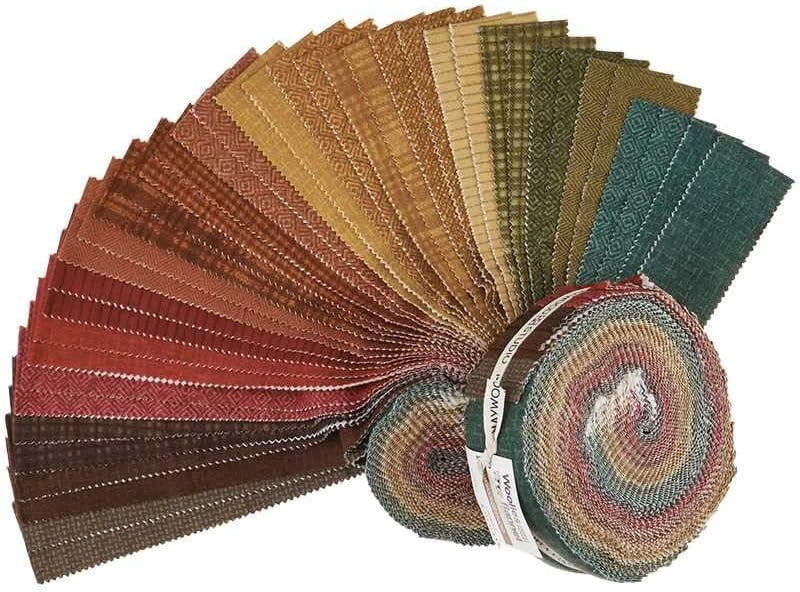 Bonnie Sullivan Woolies Flannel Desert Sunset Strips 40 2.5-inch Strips Jelly Roll Maywood Studio (ST-MASWOF-DES) M524.37