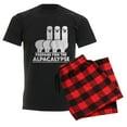 thumbnail image 6 of CafePress - Prepare For The Alpacalypse Men's Dark Pajamas - Men's Dark Loose Fit Cotton Pajama Set, 6 of 7