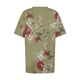 thumbnail image 3 of Camiseta de Manga Corta de Cuello en V Sólido Casual, Camisetas de Manga Corta para las Mujeres, 3 of 4
