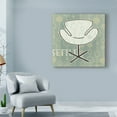 thumbnail image 3 of Trademark Fine Art 'Retro Chair IV Settle' Canvas Art by Michael Mullan, 3 of 3