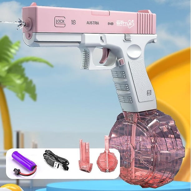 Pistola De Agua Eléctrica Para Niños, 2 Palos, Juegos De Lucha Al Aire Libre Para Playa Y Verano Absorbe La Induccion De Agua Pistolas De Agua Completamente Automaticas Para Ninos Pistola De Agua Eléctrica Para Niños, 2 Palos, Juegos De Lucha Al Aire Libre Para Playa Y Verano Absorbe La Induccion De Agua Pistolas De Agua Completamente Automaticas Para Ninos