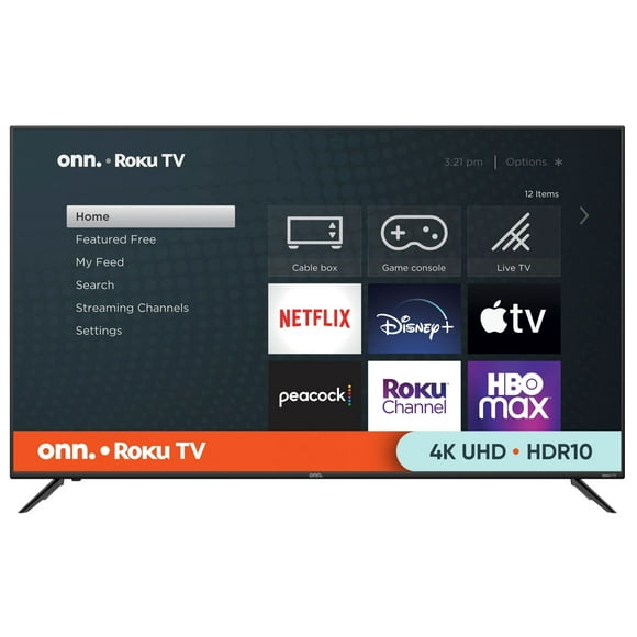 Rénové - ONN. 70” Classe 4K UHD (2160P) LED Roku Smart TV HDR (100012588)