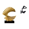 thumbnail image 1 of Estatua Abstracta De Pensador De Olas, Adorno De Escritorio, Delicada Escultura Moderna De Resina, Figura Para Dormitorio, Sala De Estar, Estante, Escritorio, Regalo, 1 of 8