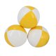 thumbnail image 2 of 3 piezas de pelotas de malabarismo, cestas de Pascua portátiles, bolas de circo, pelotas de lanzamiento amarillo y blanco, 2 of 9