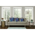 thumbnail image 4 of Simply Daisy 16 in x 16 in Blue Graphic Prints Easter Polyester Throw Pillow, 4 of 4