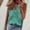 Green tank tops, variant on Pimelu Tank Top for Women Plus Size Tops for Women Summer Casual Solid Ruffle Layer Trim Sleeveless Shirts Ladies V Neck Lightweight Tank Blouses Cute Tops for Women