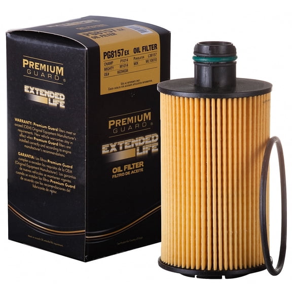 Premium Guard Extended Life Oil Filter up to 10k Miles PG8157EX | Fits 2014-2018 Ram 1500, 2014-2021 Jeep Grand Cherokee, 2019 Ram 1500 Classic, 2018-2021 Maserati Quattroporte