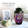 thumbnail image 6 of Petunia Cremation Urns For Human Ashes Adult Female - 1 Large & 4 Keepsake Urns For Adult Male - Green Mini Urn For Mom - Funeral Urn For Ashes For Women (10 & 3 Inch), 6 of 7