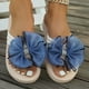 thumbnail image 2 of MKLEKYY Sandalias de Mujer de Moda Romanas de Tacón Bajo Con Tiras y Suela Plana Con Punta Cuadrada para Playa, 2 of 5