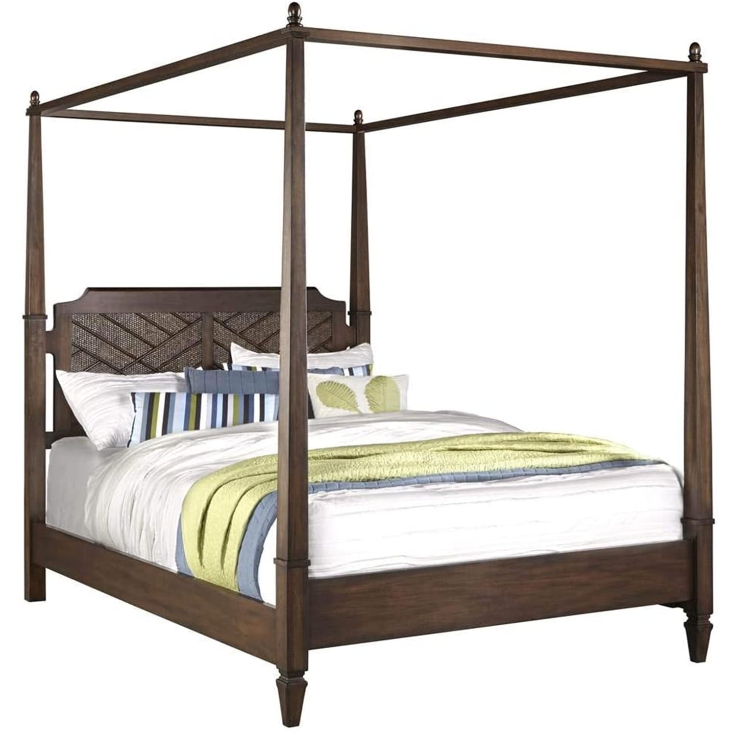 Complete Queen Canopy Bed