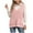 Pink, variant on ChaoHeng Womens Winter Loose Solid Sweaters Long Sleeve V-Neck Tops for Fall/Winter Trendy(Pink,Free Size)