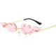 thumbnail image 1 of Gafas de sol de moda, gafas de sol con llamas de fuego, diseño de marca para mujer, gafas onduladas sin montura, gafas de sol estrechas de tendencia de lujo, ropa de calle femenina, 1 of 3
