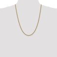thumbnail image 2 of 14k Yellow Gold 24 Inch 3mm Rope Chain Necklace Pendant Charm, 2 of 9