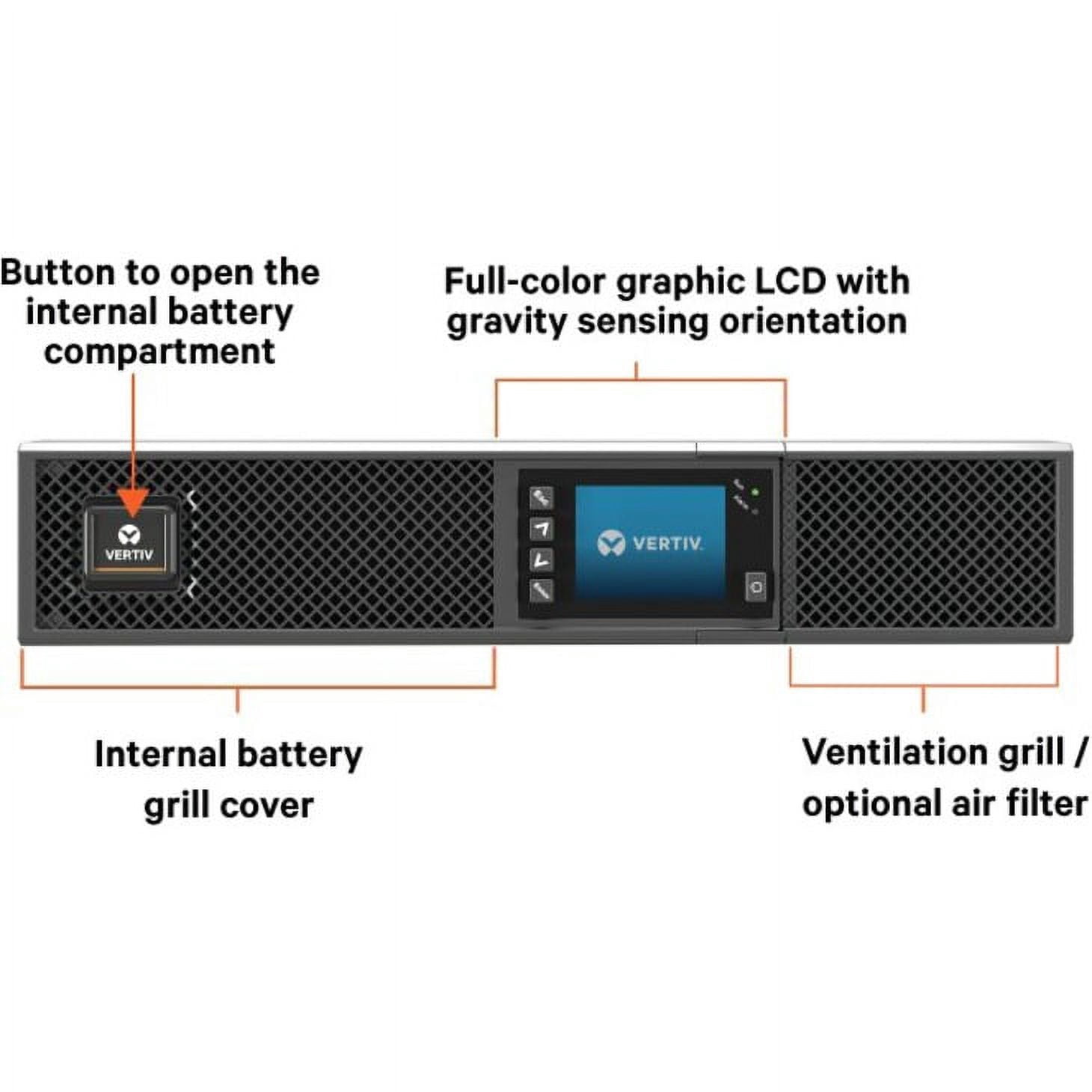 Vertiv Liebert GXT5 500VA 120V UPS with SNMP/Webcard
