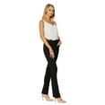 thumbnail image 2 of Conceited Women's Uplift Stretch Bootcut Knit Dress Pants with Pockets, 2 of 6