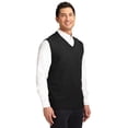 thumbnail image 4 of Port Authority Value V Neck Sweater Vest-S (Black), 4 of 6