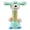 Blue, variant on Pet Life ® Totty-Chew' Plush and Rubber Squeaking Newborn Teething Cat and Dog Toy