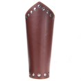 thumbnail image 3 of 2PCS Men Faux Leather Arm Guard Wax Rope Cosplay Wrist Guard Cycling Arm Guard, 3 of 10