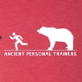thumbnail image 6 of Wild Bobby Ancient Personal Trainers Funny Bear Chase Men Premium Tri Blend Tee, 6 of 6