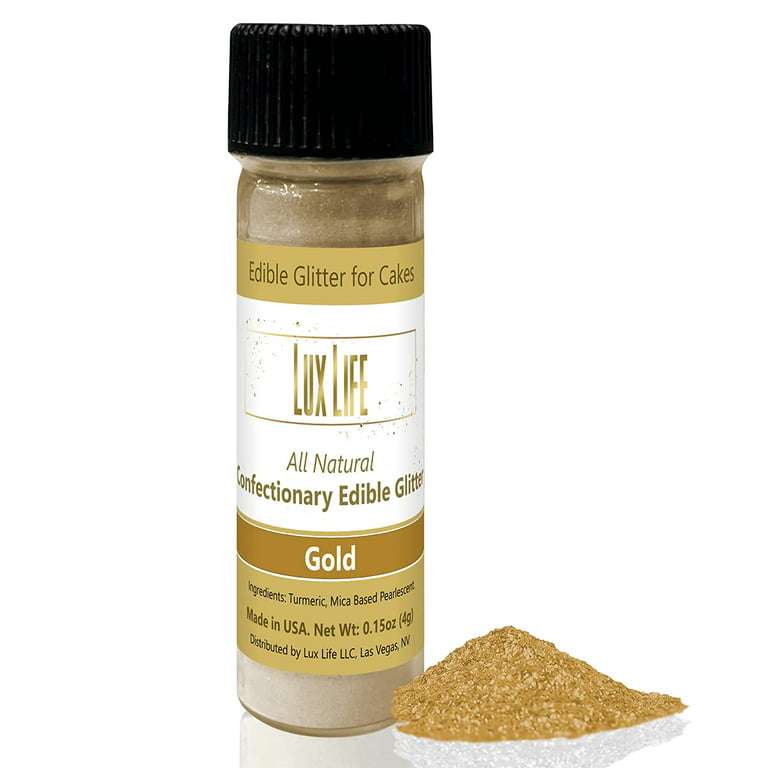 World of Confectioners - Edible Beverage Glitter - Gold - Gold