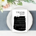 thumbnail image 2 of Koyal Wholesale Black Brushstroke Wedding Thank You Place Setting Cards for Table Reception, 56-Pack, 2 of 5