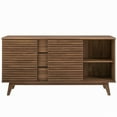 thumbnail image 6 of Modway Render 63"Modern Wood Sideboard Buffet Table in Walnut, 6 of 7