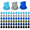Vivid Color-80, variant on Classic Color-80 Bulk Cloth Face, 80 Pack Neck Gaiters for Outdoor Use