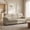 Camel, variant on CKEASEAN 81" Moedrn 3-Seater Upholstered Sofa Couches, Oversized Textured Fabric Cloud Couch with Wide/Thick Armrest & Back, Comfy Deep Seat Sofa with Wood Frame, Easy Clean for Living Room, Bedroom