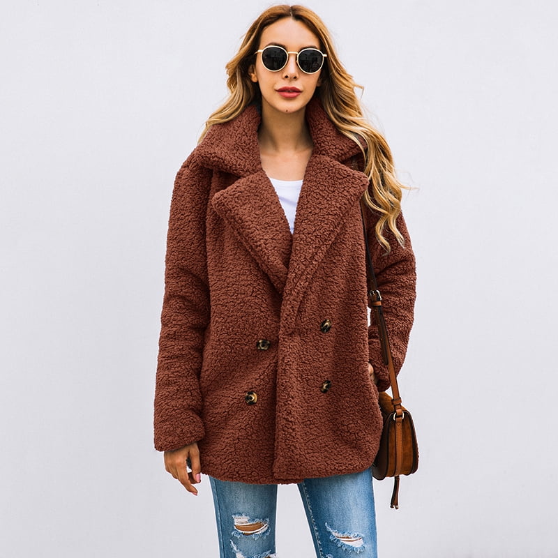 thin teddy bear coat