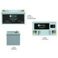 thumbnail image 2 of YTX12-BS Lithium Battery Replacement for ATV Quad Motorcycle Scooter, 2 of 6