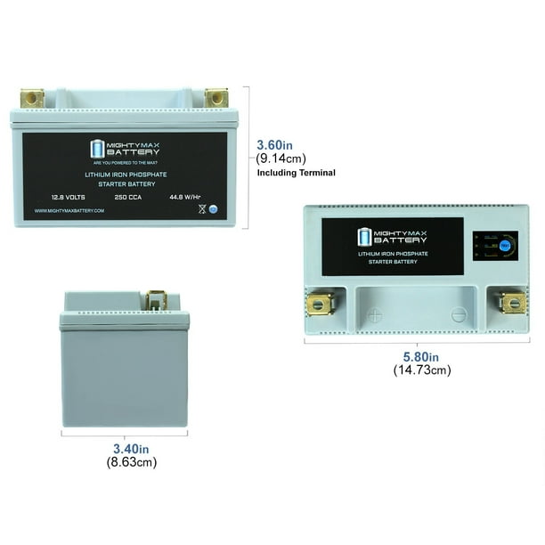 ピッピ612 YTX12-BS Lithium Battery Replaces Kawasaki F Ninja ZX-6, 6R 93-02