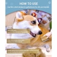 thumbnail image 3 of cat brush for shedding, Rabbit brush with Ergonomic wooden Handle-Deshedding Brush for Cats & Cat Comb Tool for Detangling and Remove excess hair, Fur, dirt, etc (S (3 Inch)), 3 of 5