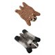 thumbnail image 1 of Posavasos de fieltro 2 Posavasos de Fieltro de Animales, Alfombrilla de Esponjosa para Decoración de Coca Caliente de Escritorio Magideal Posavasos de fieltro, 1 of 7