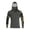 Black_007, variant on Men's Hooded UPF Rash Guard Long Sleeve Quick Dry Lightweight Cooling Sun Protection Fishing Shirt with Face Mask Army Green 2XL