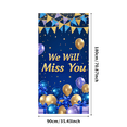 thumbnail image 2 of Decorative Design Farewell Banner Colorful Balloons We Will Miss You for Farewell Party Office Graduation Retirement, 2 of 7