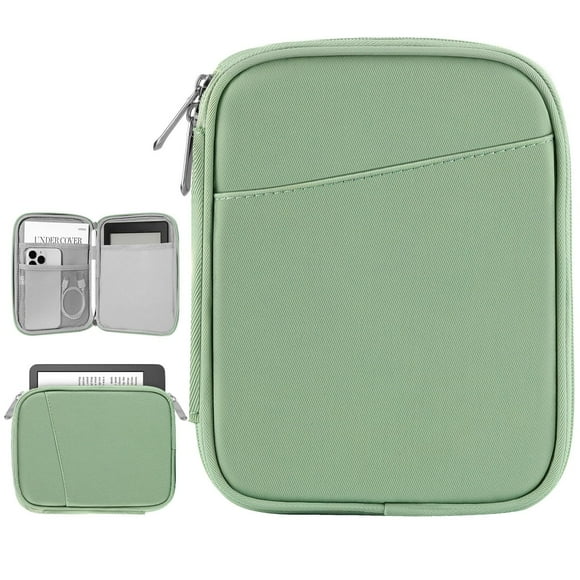 Funda de transporte Vinabilia para Kindle de 6 a 7 pulgadas, color verde