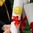 thumbnail image 5 of 100Pcs Graduation Cap Gold Foil Stickers 2 Inch Grad Hat Golden Award Embossed Seals Congrats Round Self Adhesive Certificate Seal Labels, 5 of 8