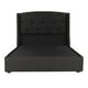 thumbnail image 1 of Box Base Cama Matrimonial + Cabecera Zefyr Negro, 1 of 8