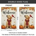 thumbnail image 4 of Fall Welcome Dog Fall Garden Flags 12.5"x18" Double Side,Small Yard Flags for Outside,Outdoor Fall Decor,Autumn Funny Garden Flag Yard Decoration, 4 of 4