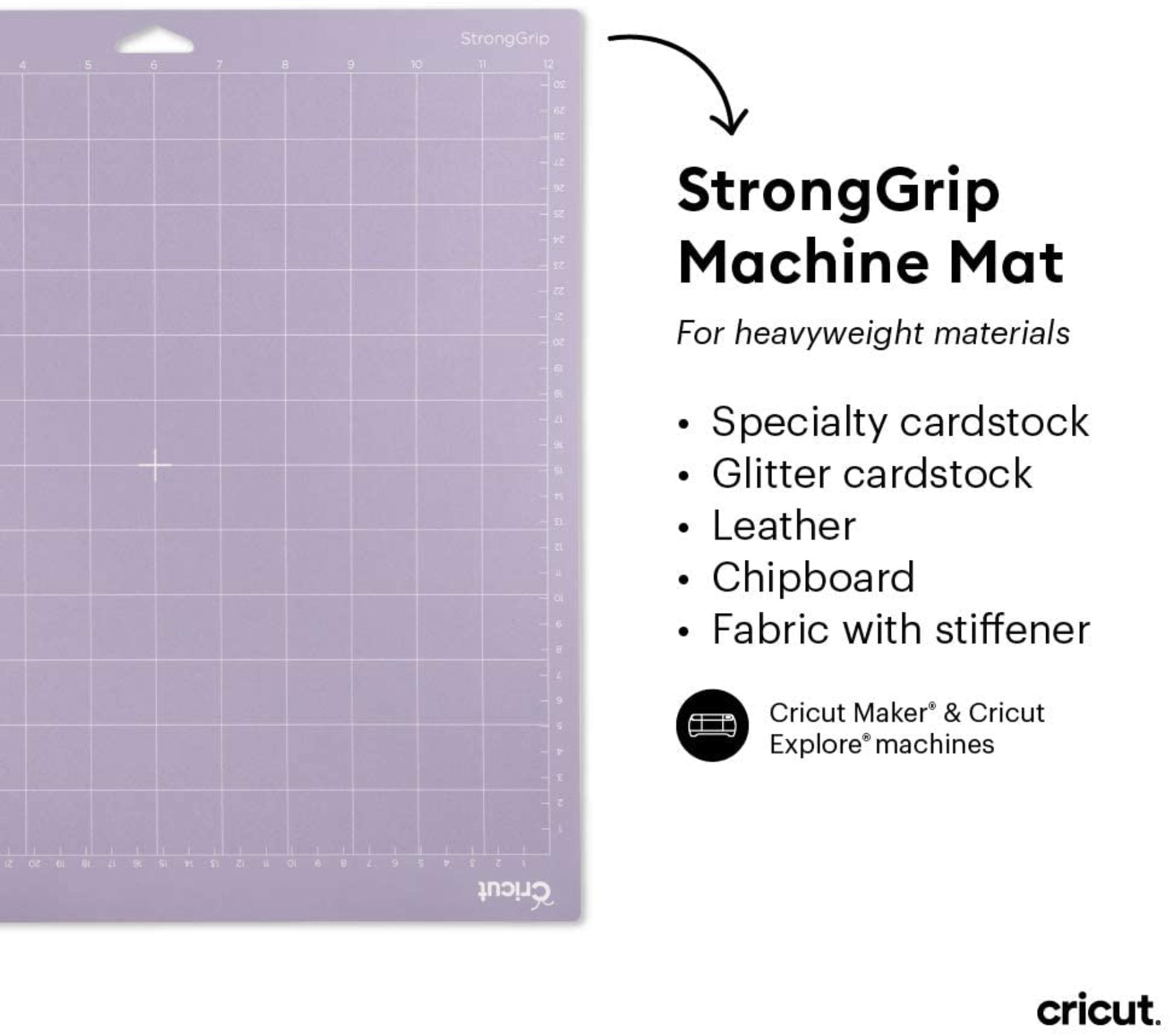 StrongGrip Machine Mat Cricut 30.5 x 61 cm for Maker and Explore