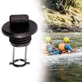 thumbnail image 6 of DimyFew Boat Drain Plug Fits 1 inch Drains Lightweight Replace Parts Accessory Round Black, 6 of 9