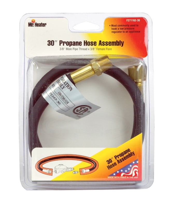 Mr Heater 3 8 In Dia X 3 8 In Dia X 30 Inch LP Hose Assembly