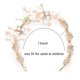 thumbnail image 5 of Kids Wedding Hair Accessories, Floral Princess Headpiece Pearls Tiara First Communion Hair Band for Girls and Women Sweet Cute Bridal Wedding Headband, 5 of 5