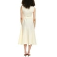 thumbnail image 2 of Colette Rose womens  Belted Midi Dress, l, White, 2 of 3