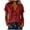Red-shirts, variant on Aezemi Women Ruffle V Neck Shirts Summer Fashion Pullover Faux Linen Cotton Lightweight Beach Vacation Tops Womens Trendy Outdoor Comfy Casual Lightweight Tees S