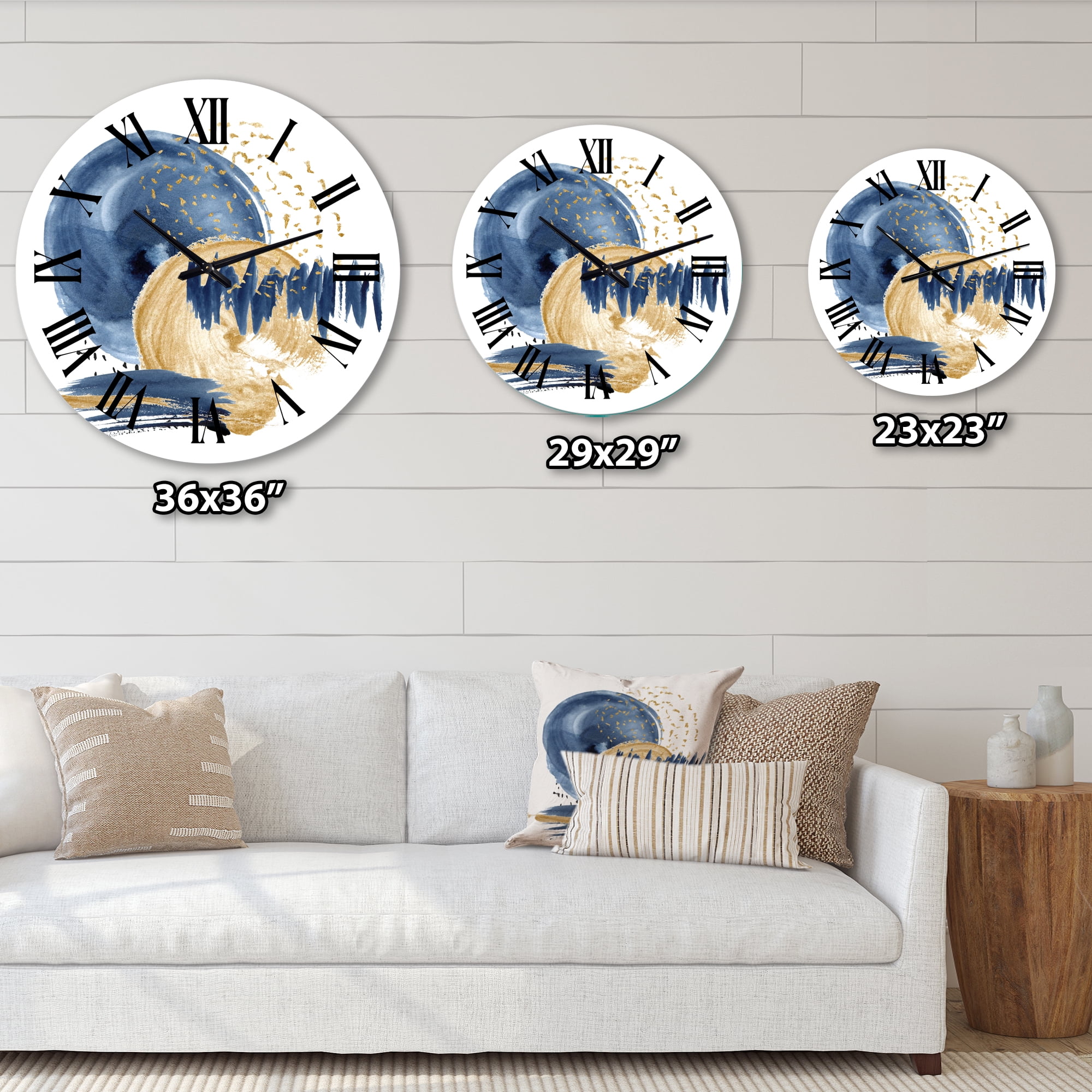 Designart 1 in Quartz Modern/Contemporary Wall Clock