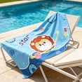thumbnail image 5 of FEOLGEHLY 51.18x31.49in Large Beach Towels, Microfiber Oversized Beach Bath Towel, Sandproof Quick Dry Pool Towel for Kids, Absorbent Portable Beach Blanket for Camping Yoga Travel Outdoor Use, 5 of 7